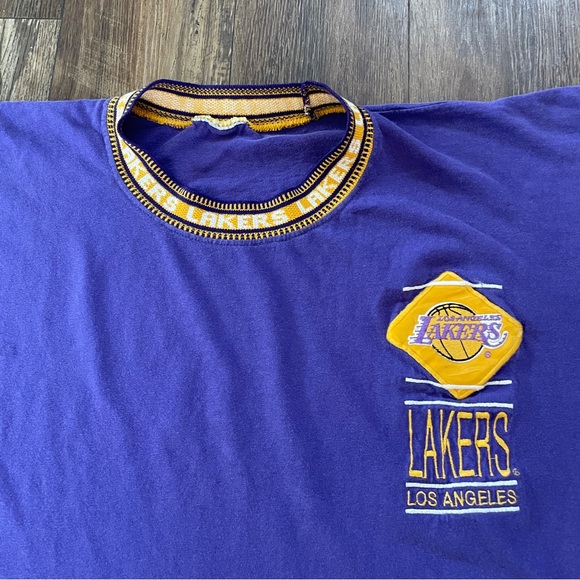 Rare Vintage Los Angeles Lakers tshirt XL? - Picture 4 of 10